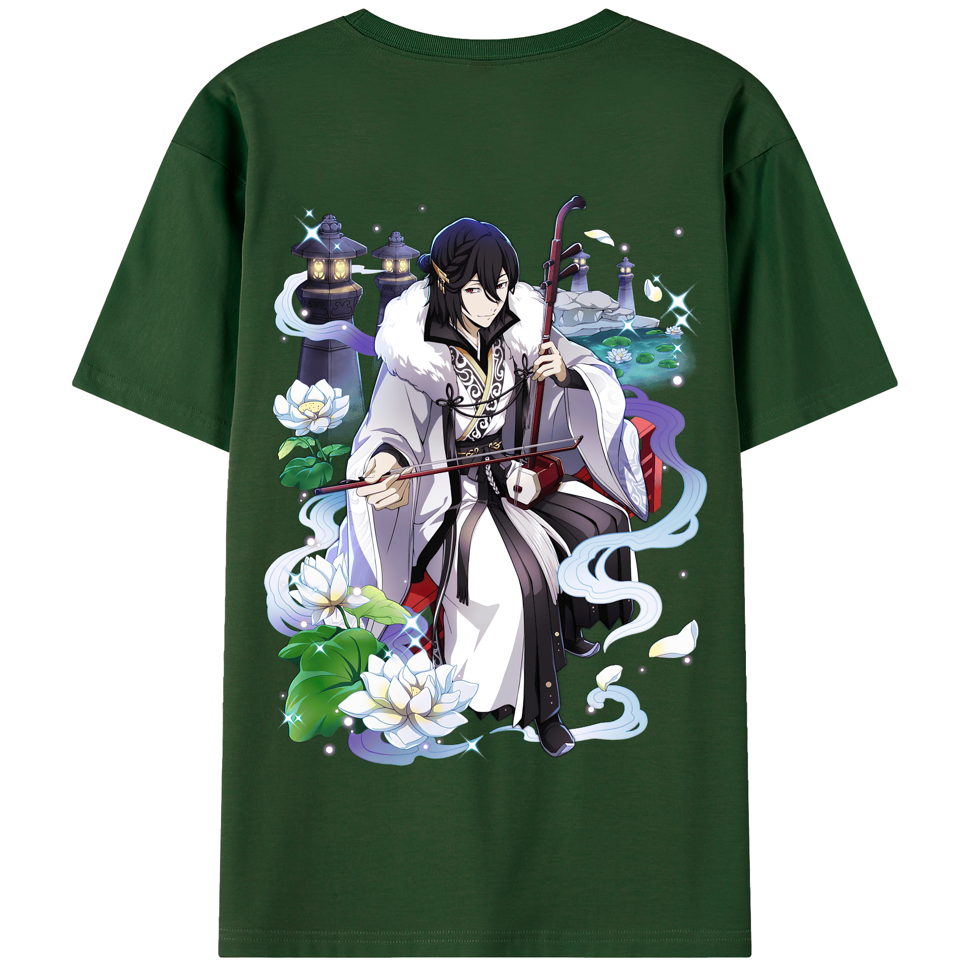 （画像用） 文豪ストレイドッグス Bungo Stray Dogs 綿100％半袖Tシャツ（背面プリント）
